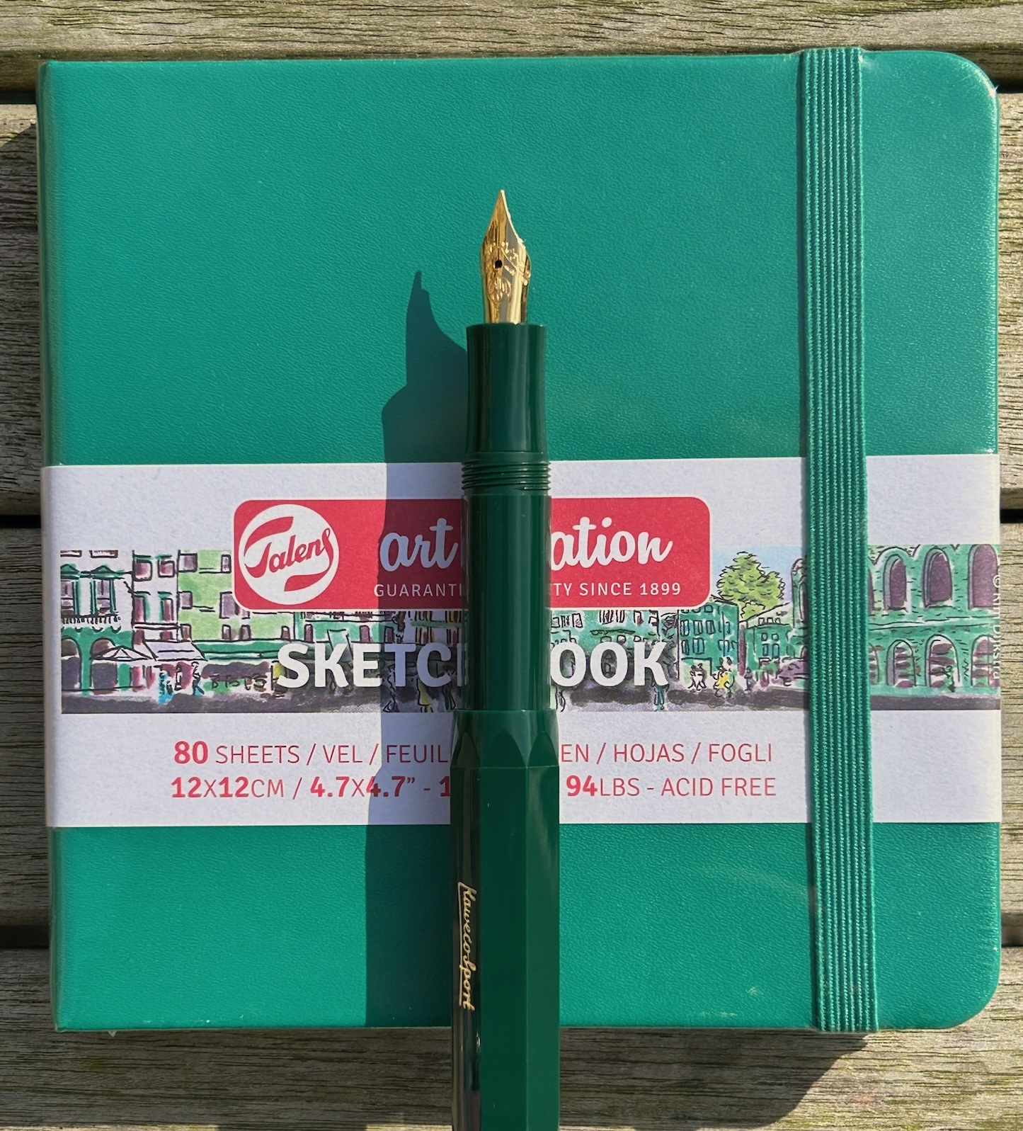 Square art creations sketchbook