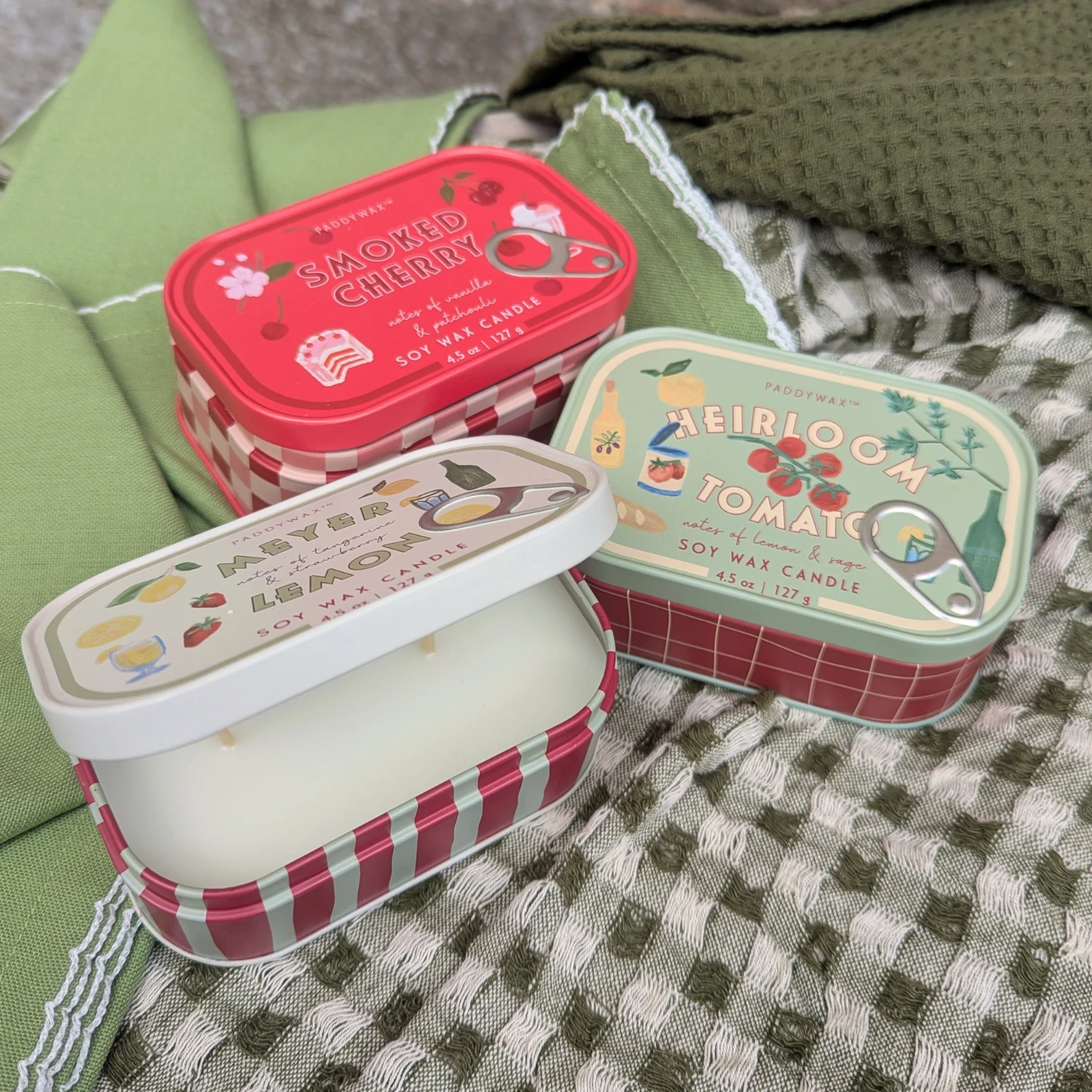 Paddywax Bistro Tin Candles