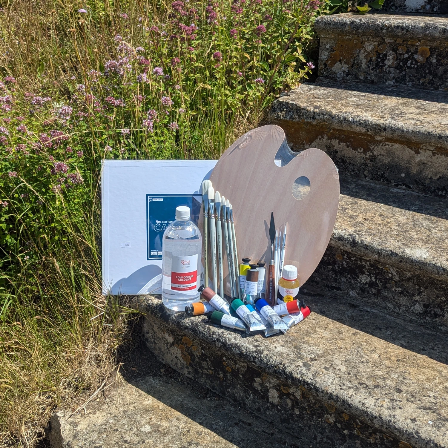 Nick Grove Art Month at Easton Walled Gardens Oil Painting Bundle